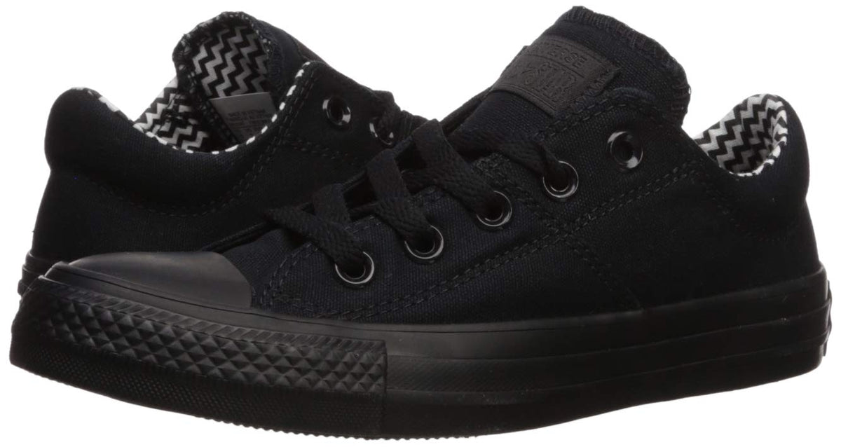 Converse Women's Chuck Taylor All Star Madison Glam Dunk Sneaker 9.5 Black/White/Black