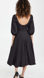 STAUD Women's Swells Dress 14 Black