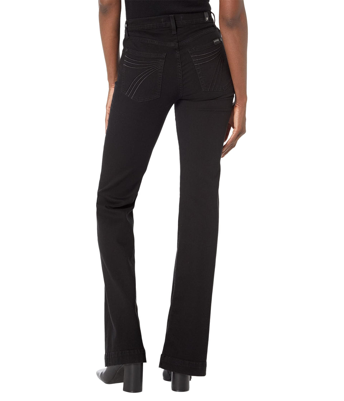 7 For All Mankind B(air) Dojo in Rinse Black Rinse Black 28