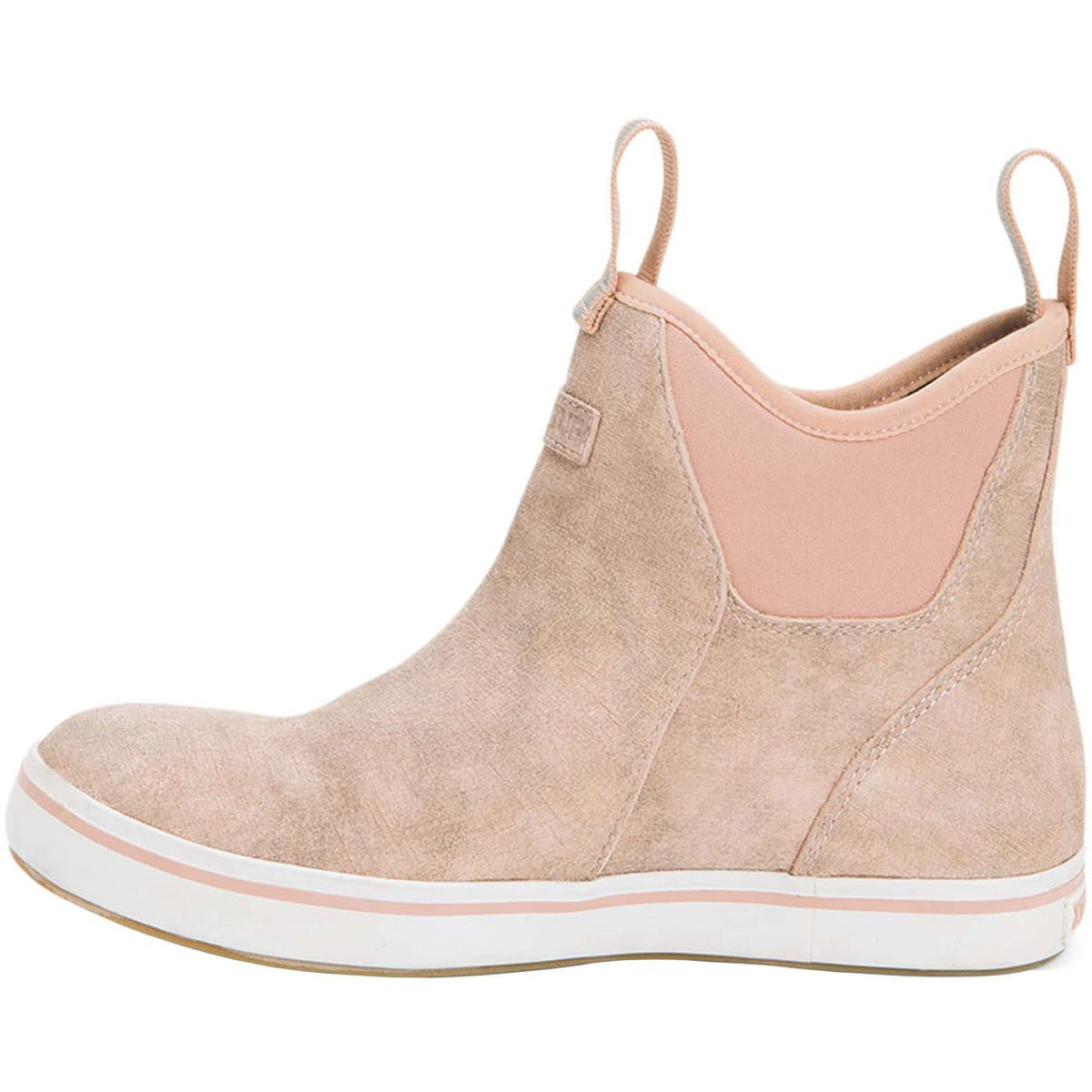 Xtratuf Women's 6 Inch Leather Ankle Deck Boot Pink- Late Add: Pa-wave Wash-café Cream 6.5