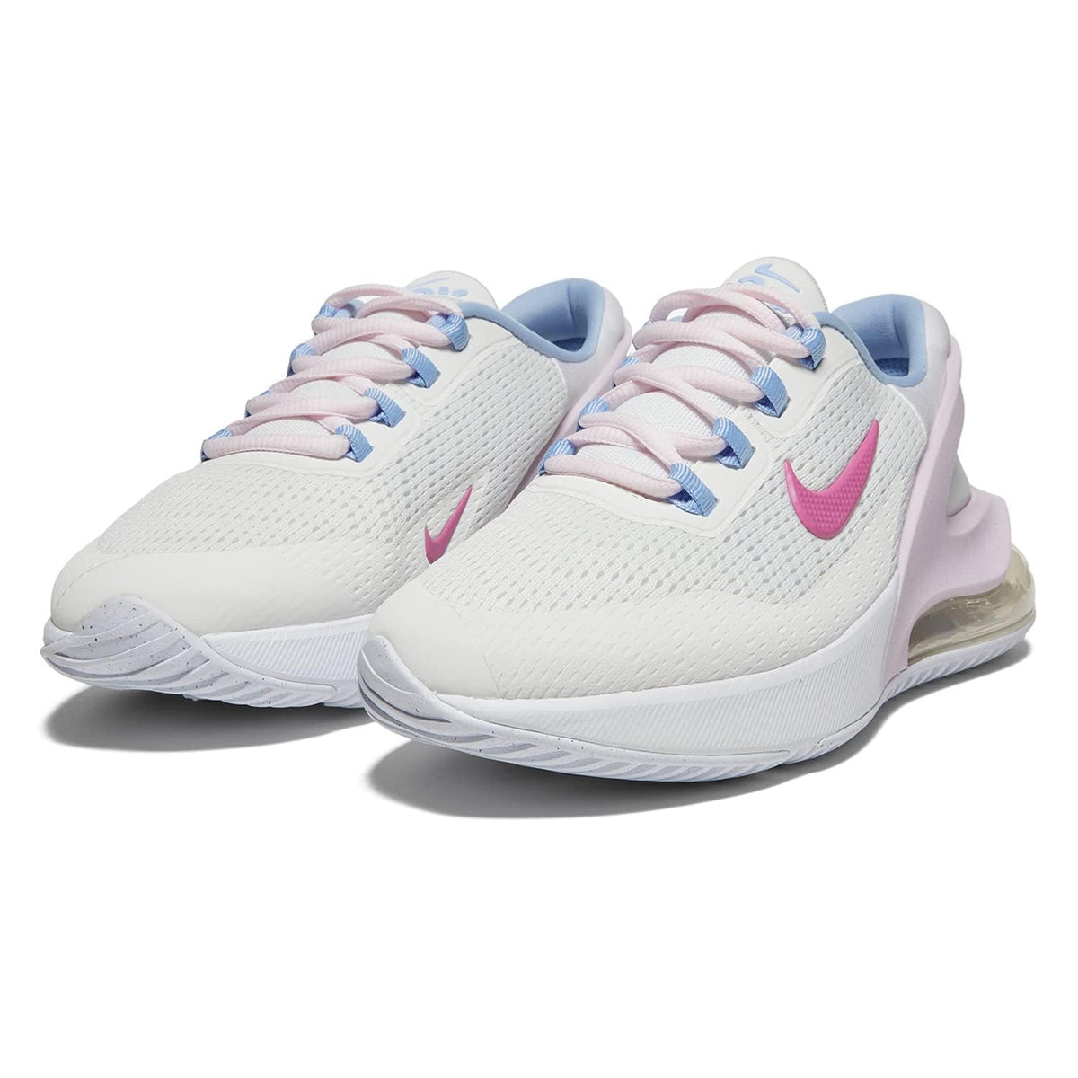 Nike Boy's Air Max 270 Go (Big Kid) 2 Little Kid Summit White/Cosmic Fuchsia/Cobalt Bliss