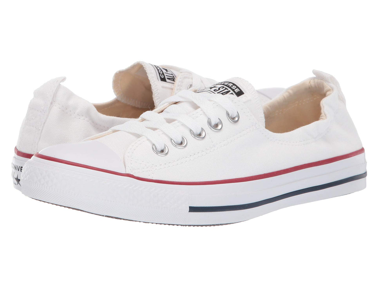 Converse Women's Low-Top Sneaker 9 B - Medium White