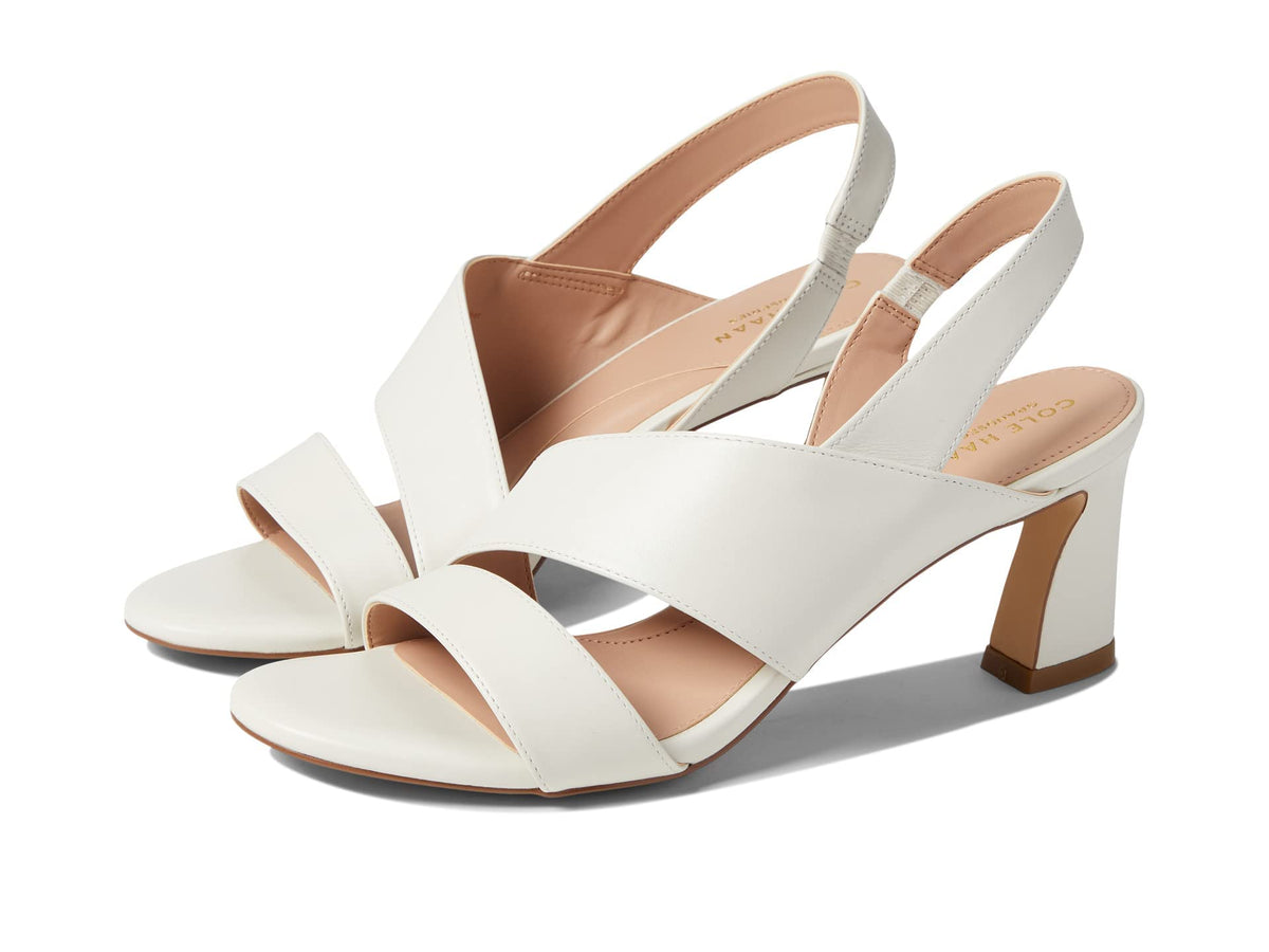 Cole Haan Amalia Sandal 65 Ivory Leather 7.5 B (M)