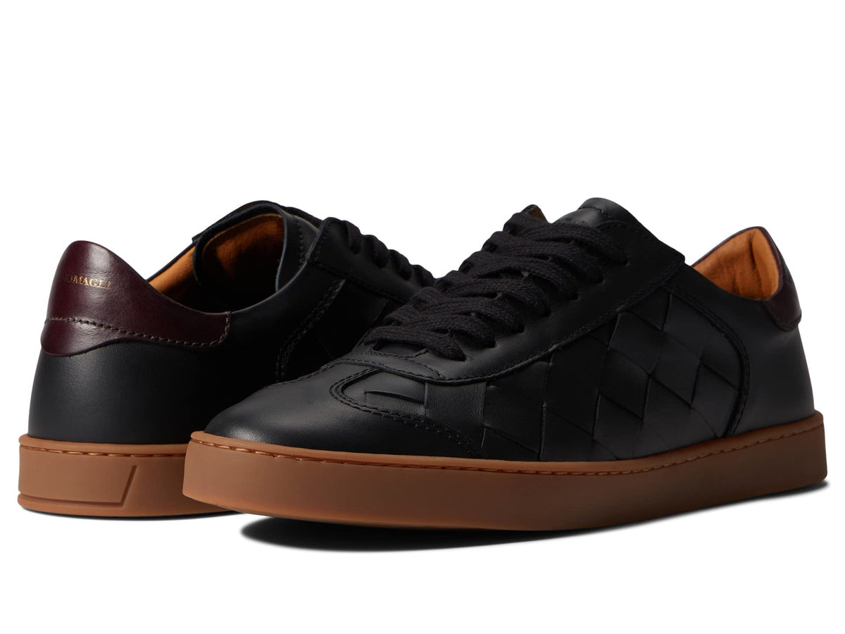 Bruno Magli Bono Woven Black Woven 43.5 (US Men's 10.5) D (M)