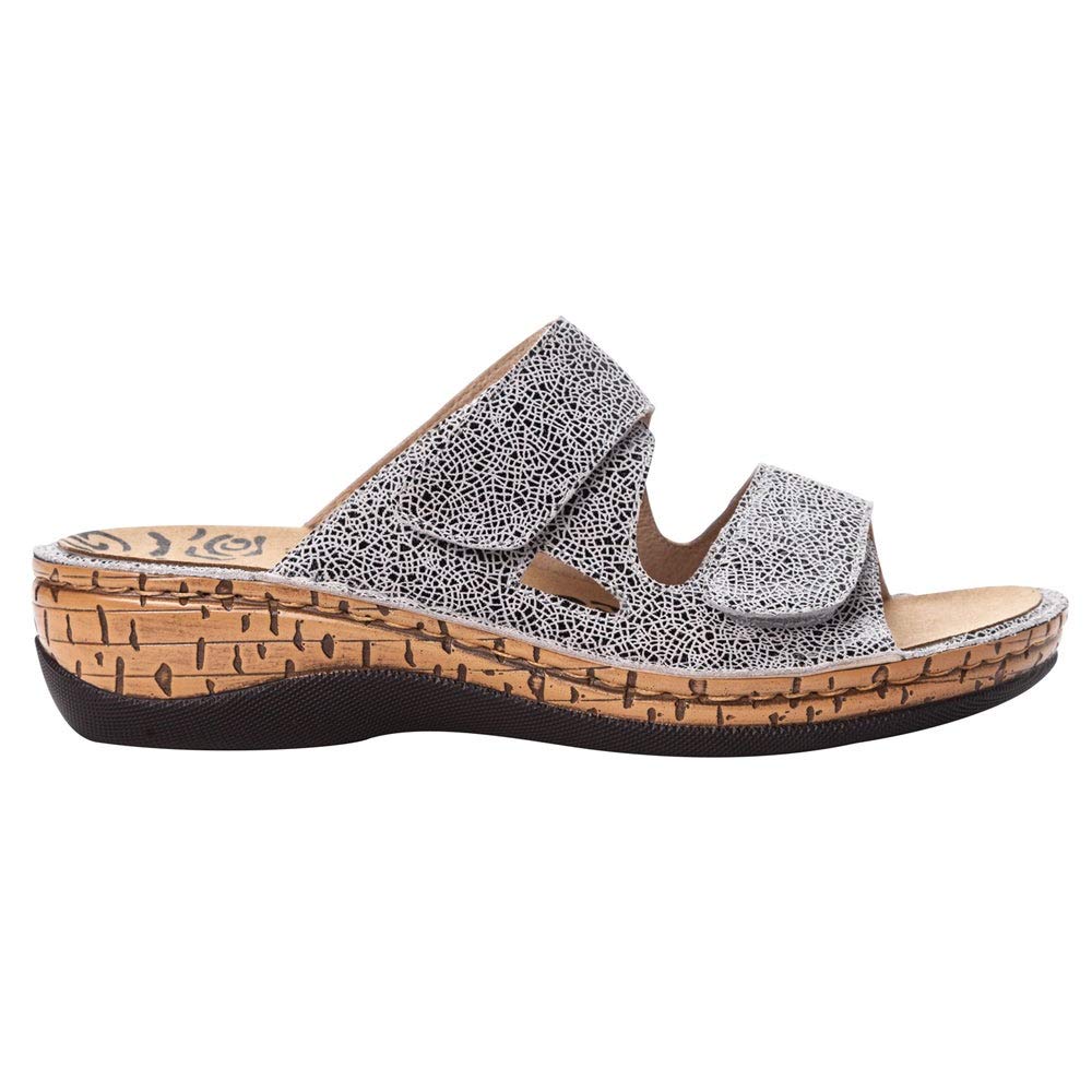 Propét Women's Joelle Slide Sandal, Black, 9.5 M US