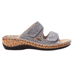 Propét Women's Joelle Slide Sandal, Black, 9.5 M US