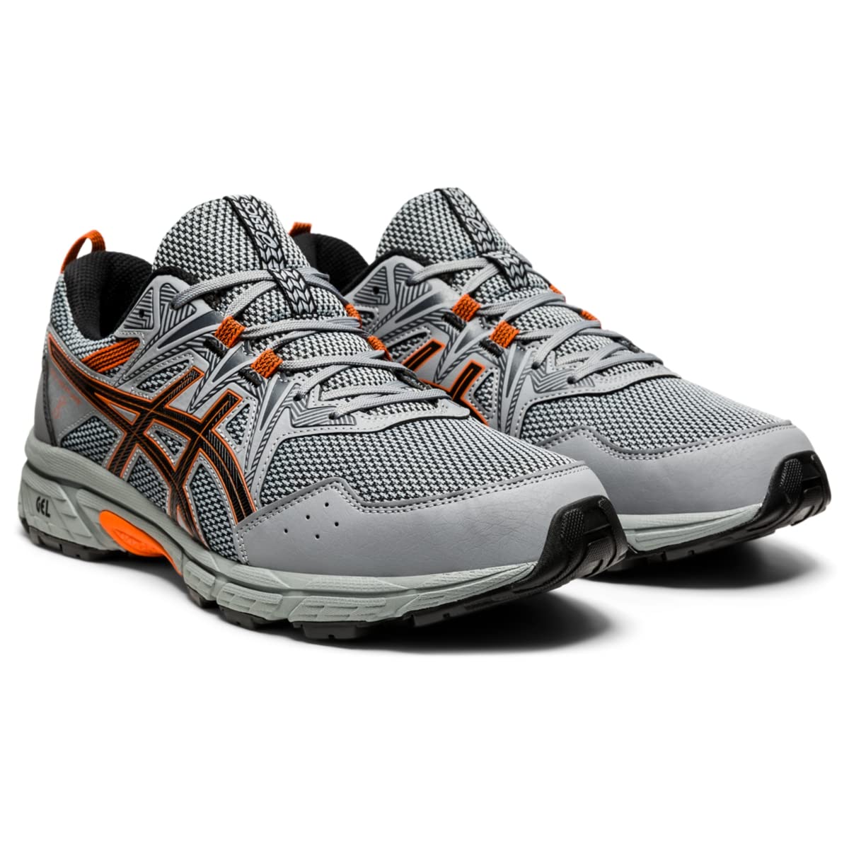 ASICS Men's Gel-Venture 8 Running Shoes, 14, Sheet Rock/Habanero