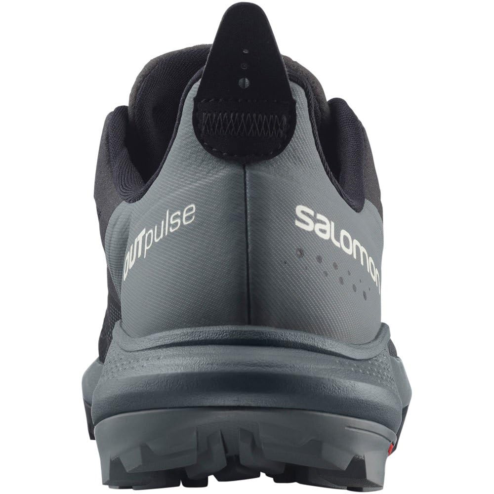 Salomon Women's OUTPULSE Gore-Tex Hiking Shoes for Women, Black/Stormy Weather/Vanilla Ice, 10.5