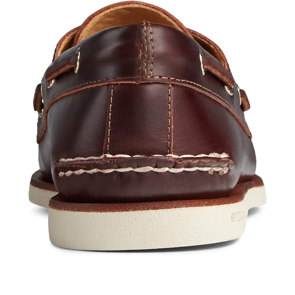 Sperry Men's Gold Cup Authentic Original 2-Eye Boat Shoe, Amaretto, 7