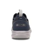 Rockport Men's Beckwith Plain Toe Oxford Sneaker, New Dress Blues Leather/Suede, 6.5 Wide