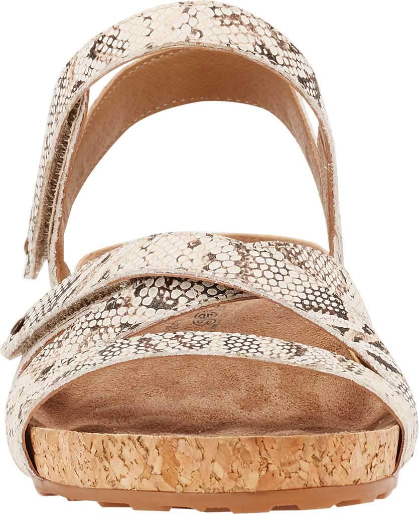 Walking Cradles Pool Natural Buffed Snake Print Leather/Cork Wrap 10 M (B)
