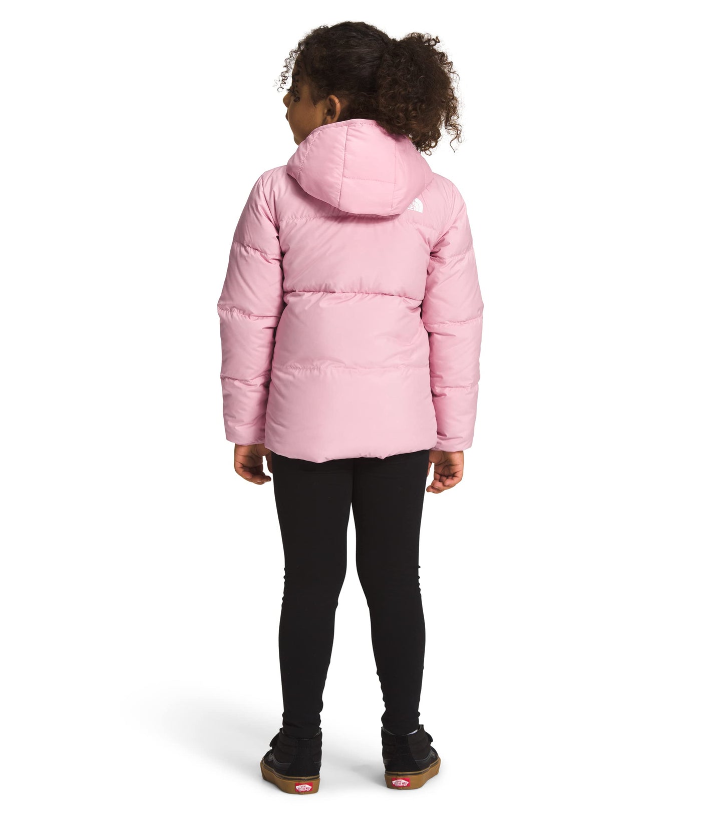 The North Face Kids' North Down Hooded Jacket, Cameo Pink, 4