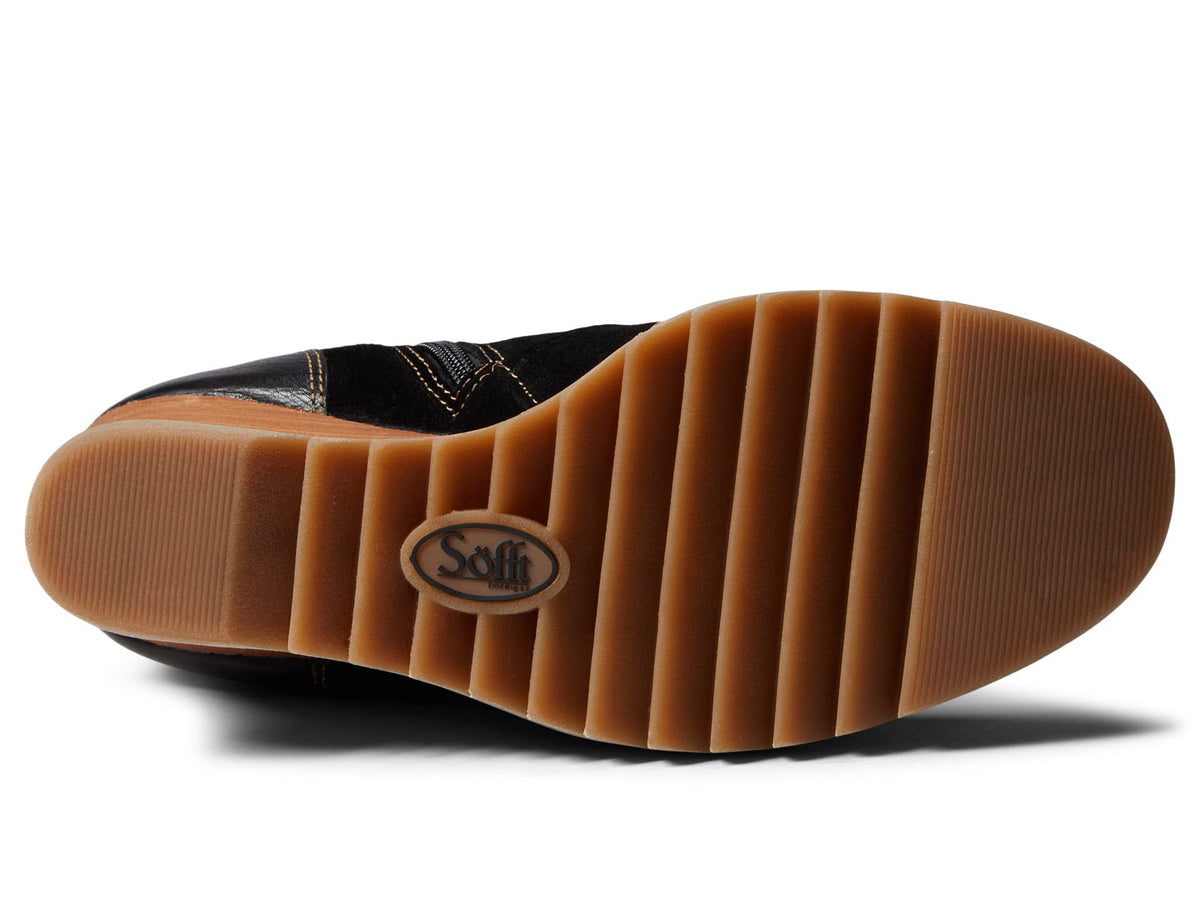 Sofft Underlyn Black Suede 6 M (B)