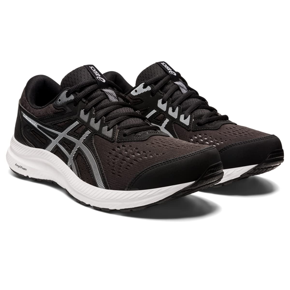 ASICS Men's Gel-Contend 8 Running Shoes, 7, Black/White