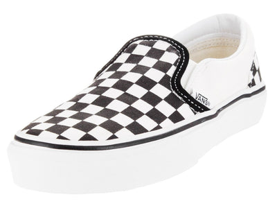 Vans Boys' Classic Slip-On (Tod/Yth) - (Checkerboard) Black/True White - 11 Toddler