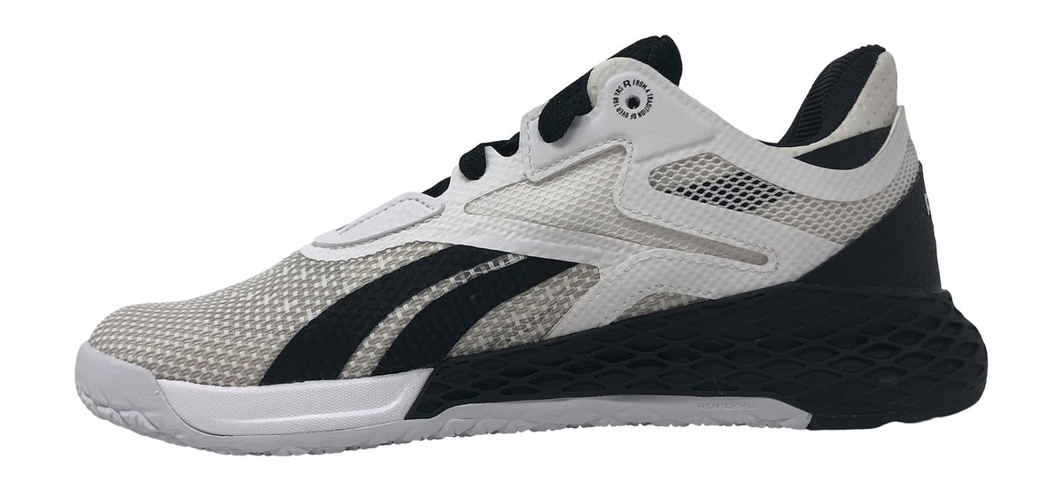 Reebok Women's Nano X Cross Trainer, 9 US, Black/Footwear White/Footwear White