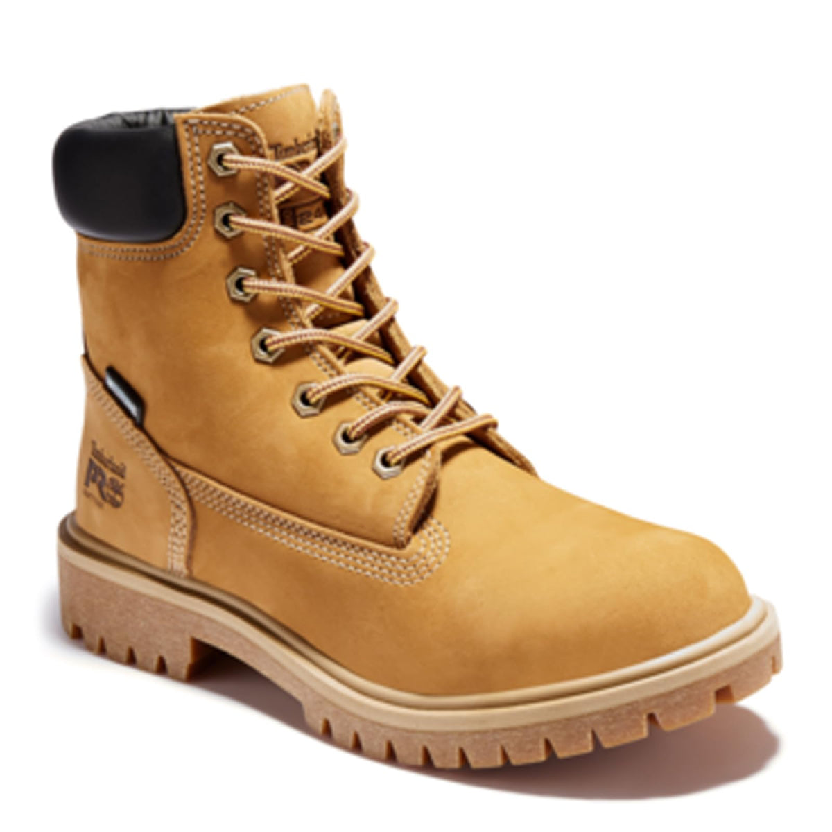 Timberland PRO Women's Direct Attach 6" Soft Toe Insulated Waterproof Industrial Work Boot 9.5 Wide Wheat