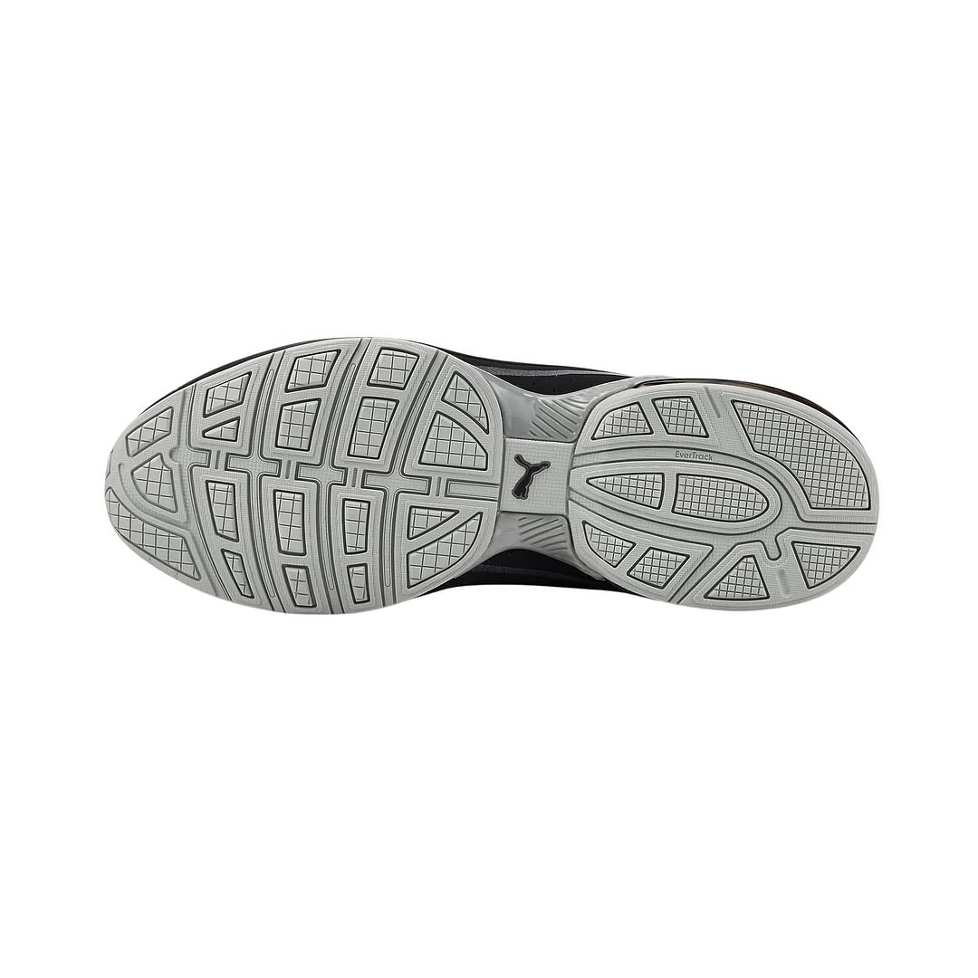 PUMA Cell Divide Running Shoe Men's Running 14 Black-metallic Silver