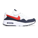 Nike Boy's Air Max SC (Little Kid) White/University Red/Obsidian 1 Little Kid M
