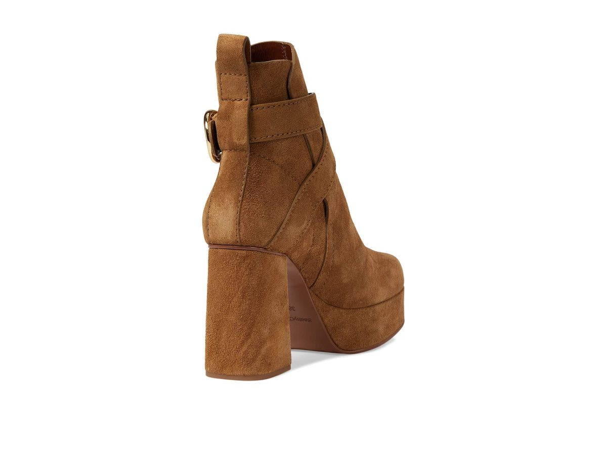 See by Chloe Lyna Platform Boot Tan EU 38.5 (US Women's 8.5) M