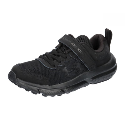 Under Armour Boys' Pre School Assert 10 Alternate Closure, (002) Black/Black/Black, 3, US