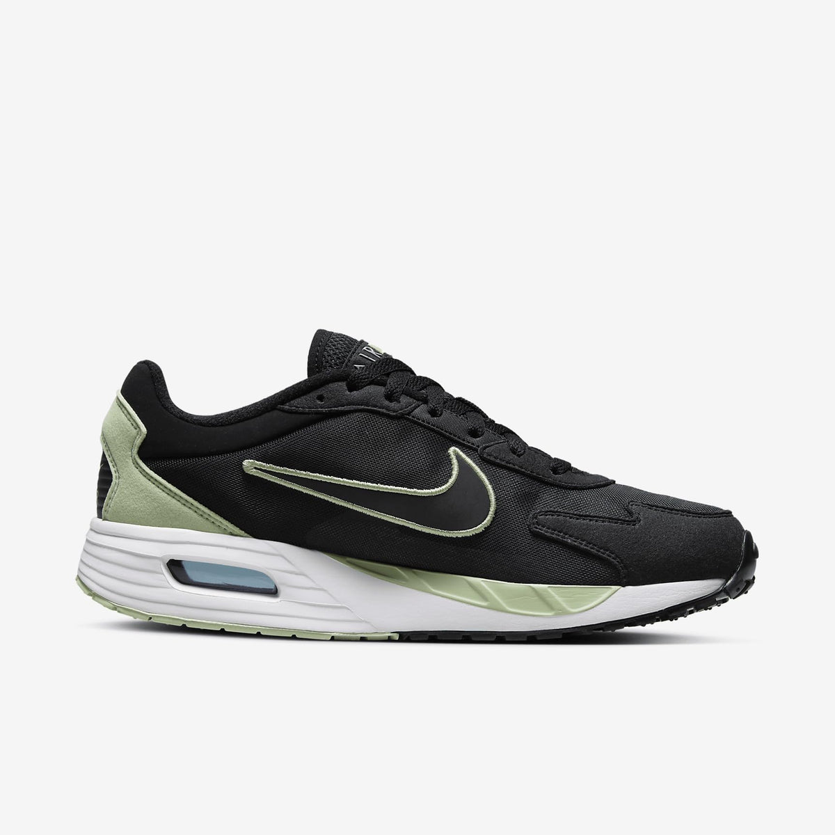 Nike Air Max Solo Men's Shoes (DX3666-005, Black/Mica Green/Deep Jungle/Black) Size 15