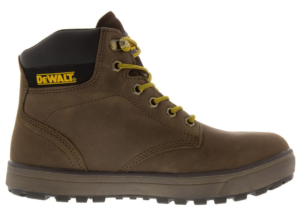 DEWALT Plasma Men's Leather, Steel Toe, Safety Work Boot, Palm Brown, 7