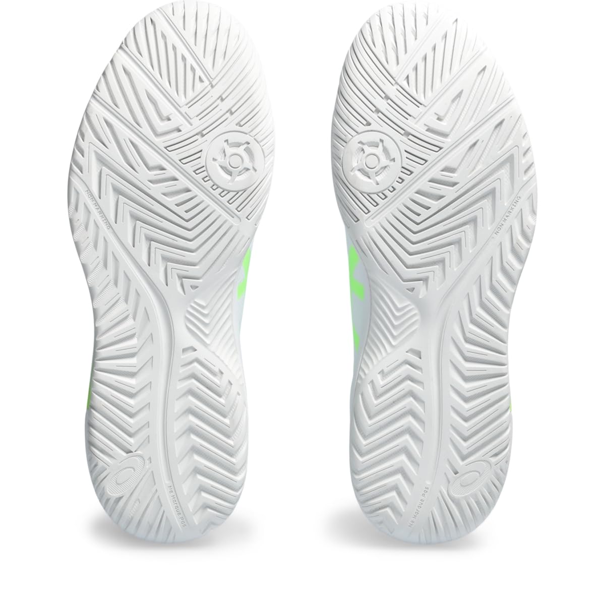 ASICS Men's Gel-Dedicate 8 Pickleball Tennis Shoe, 6, White/Lime Burst