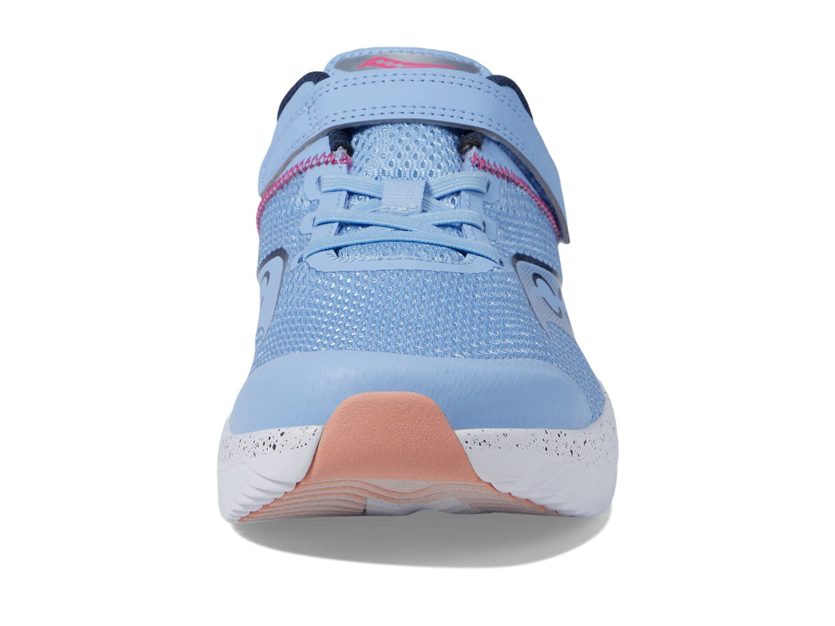 Saucony Kinvara 14 Alternative Closure Sneaker, Light Blue, 11 US Unisex Big Kid