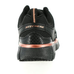 Skechers Work Telfin-Kanpur Work Sneaker Women's Oxford 7.5 Black-rose Gold