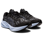 ASICS Women's NOVABLAST 3 Running Shoes, 5.5, Black/Sheet Rock