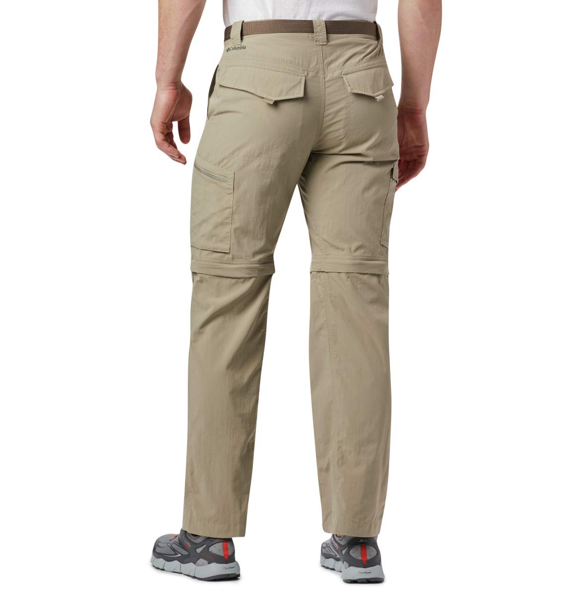 Columbia Mens Silver Ridge Convertible Hiking Pants, Tusk, 36W x 28L US