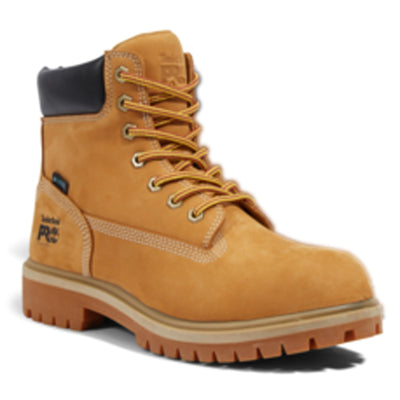 Timberland PRO Women's Direct Attach 6 Inch Steel Safety Toe Insulated Waterproof Industrial Work Boot, Wheat, 8.5 Wide
