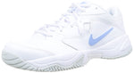 Nike Women's Court Lite 2 Tennis Shoe (White/Aluminum-Pure Platinum, 10)