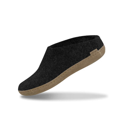 Glerups Women's Model B Open Back Slippers Black 37 Medium EU