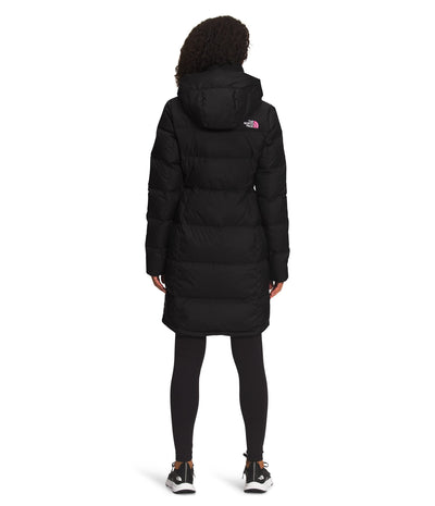 THE NORTH FACE Women's Metropolis Insulated Parka (Standard and Plus Size), TNF Black/Mr. Pink, 3X
