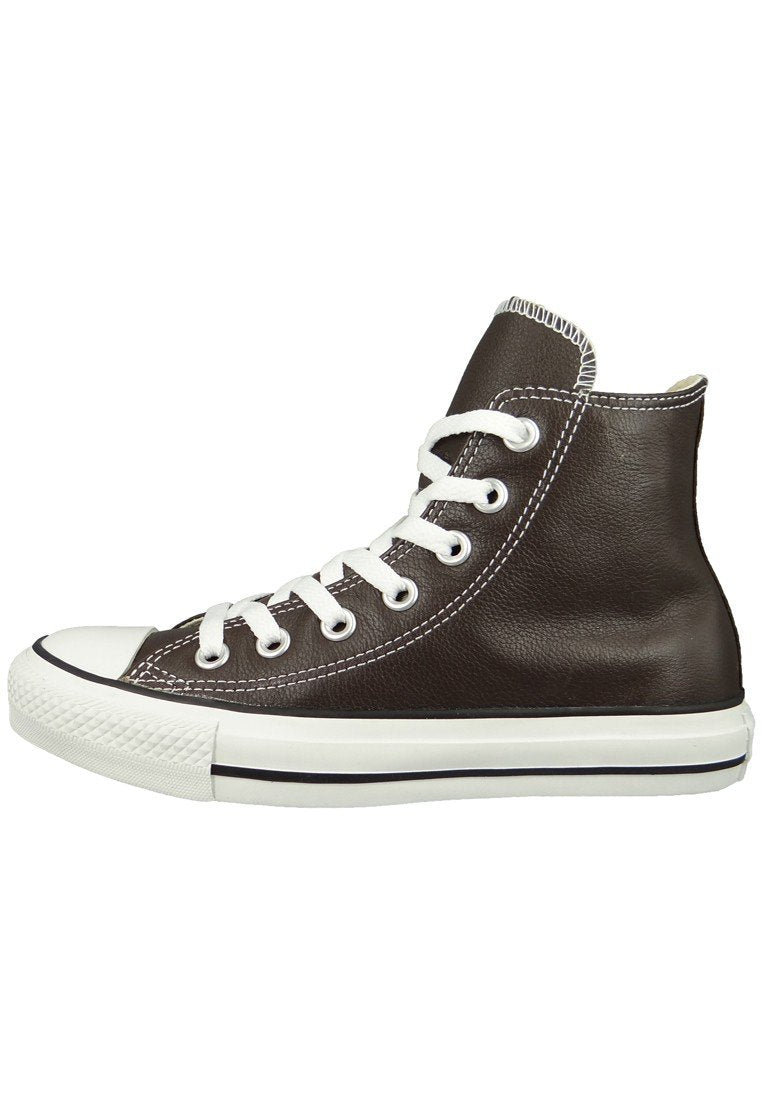 Converse Womens Leather Chocolate Hi - 8.5M
