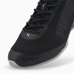 PUMA Cell Divide Running Shoe Men's Running 14 Black-metallic Silver