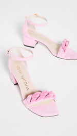 Stuart Weitzman Amelina Block 50 CHA India Pink 5 M