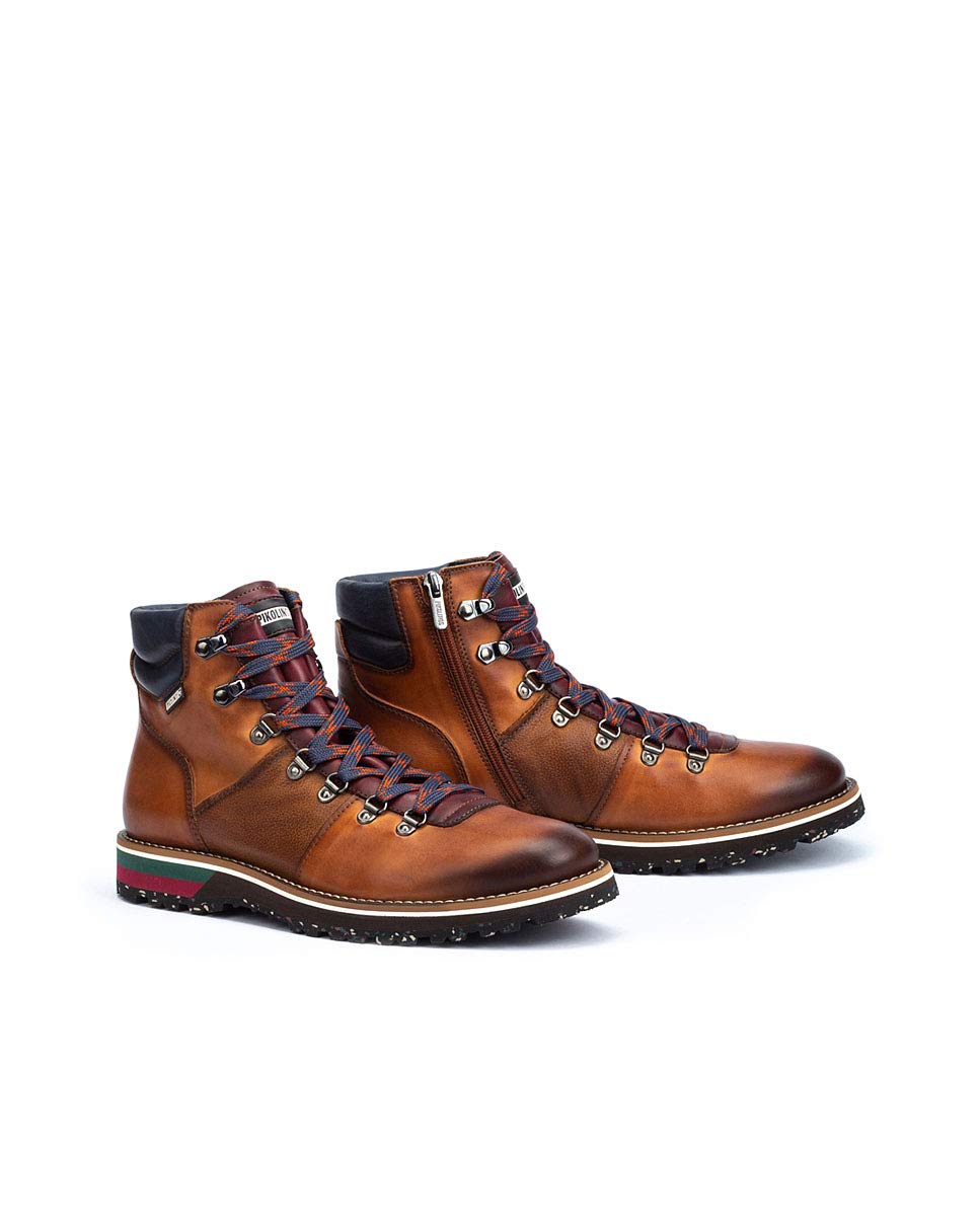PIKOLINOS Ankle Boots Leather Pirineos for Man 7.5-8 Brandy