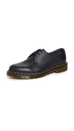 Dr. Martens Unisex Vegan 1461 Oxford Shoe, Black Felix Rub Off, 8 Women/7 Men