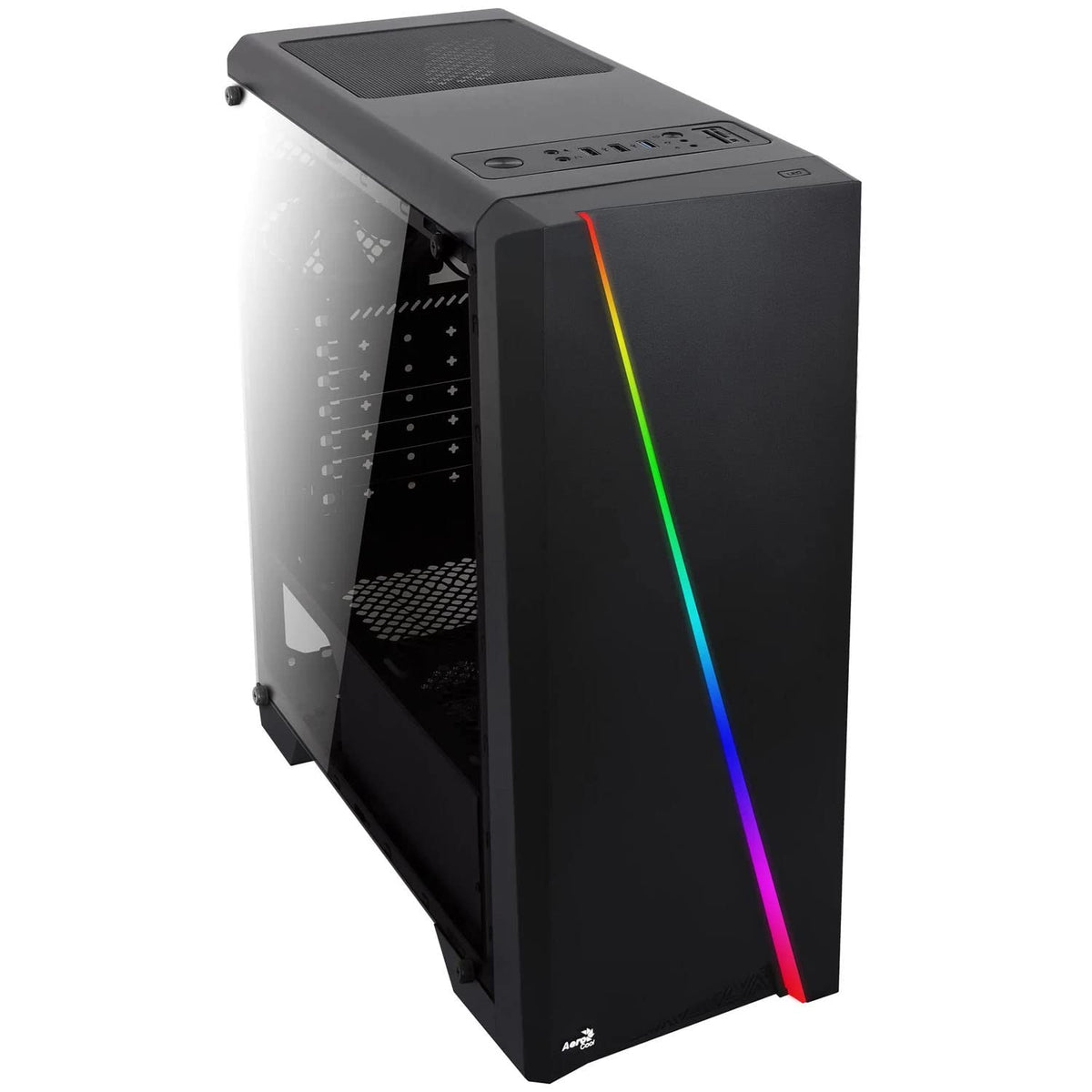 Aerocool Cylon RGB Midi-Tower PC Case - Black ACCM-PV10012.11