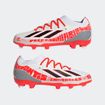 adidas Youth X Speedportal Messi.1 FG Cleats 1 Little Kid Cloud White/Core Black/Solar Red