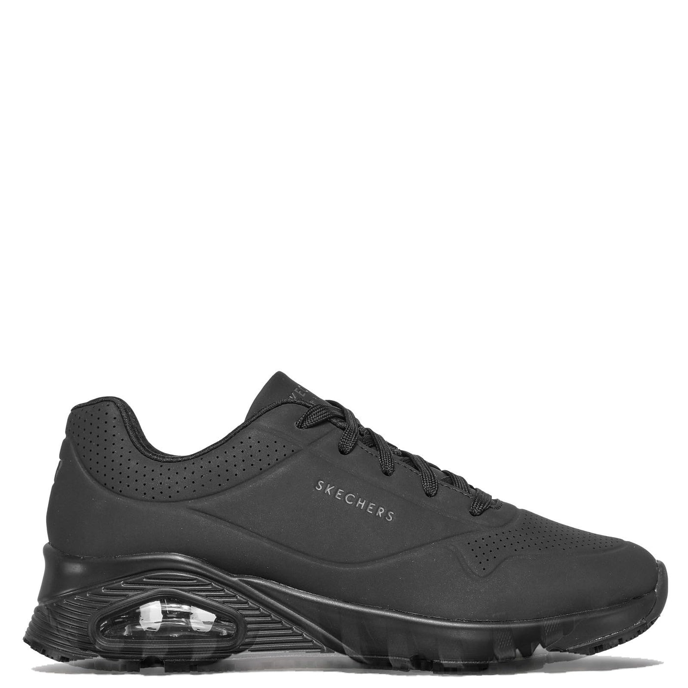 Skechers Women's Uno Sr 108021 Food Service Shoe, Black, 8.5