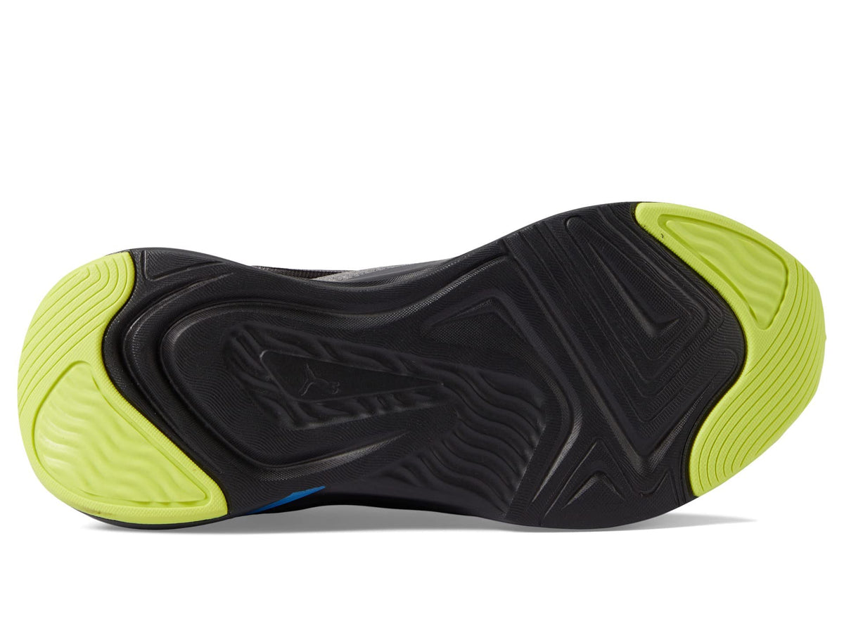 PUMA Softride Rift Slip-On Fade Logo (Big Kid) Castlerock/Limepunch 5.5 Big Kid M