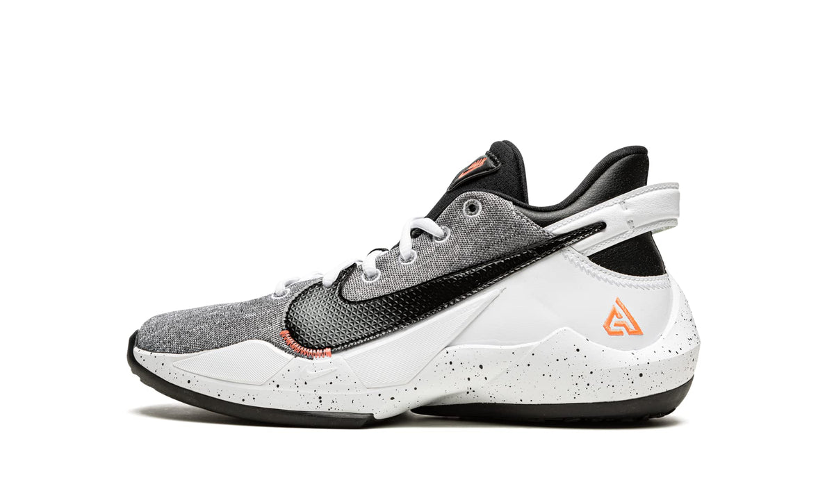 Nike Big Kid's Zoom Freak 2 White/Black-Bright Mango (CW3227 101) - 7