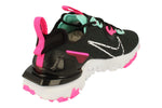 Nike Womens NSW React Vision Running Trainers CI7523 Sneakers Shoes (UK 6.5 US 9 EU 40.5, Dark Smoke Grey White Pink 008)