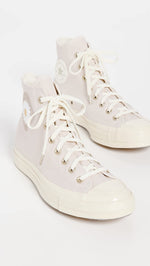 Converse A03519C Men's Chuck 70 Festival Florals Embr Trainers (Sand, US 6.5M/8.5F)