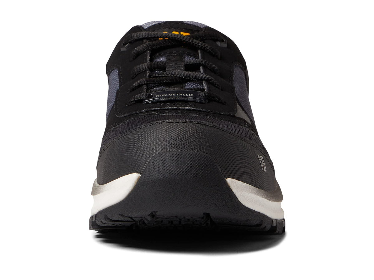 CAT Footwear Women's Quake Composite Toe Construction Shoe, Black/Medium Charcoal, 8