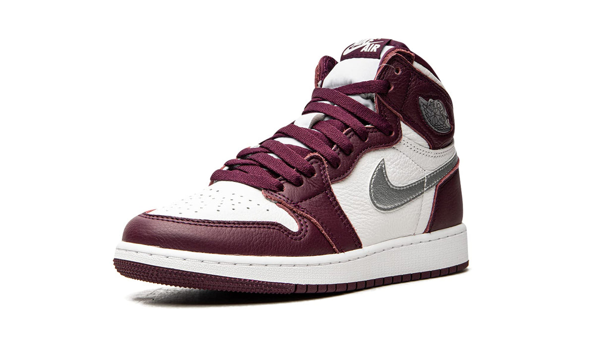 Jordan Youth Air 1 Retro High OG GS 575441 611 Bordeaux - Size 6.5Y